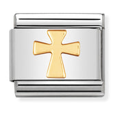 Nomination Composable Classic Link 030105/01 Cross in 18K Gold